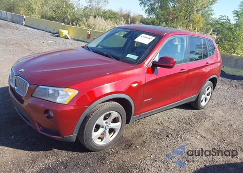 2011 BMW X3 xDrive28I из США, поврежденный, VIN 5UXWX5C54BL702736